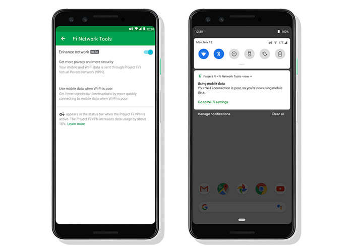 Google's Project Fi Update Brings "Enhanced Security" & "Enhanced Network" 