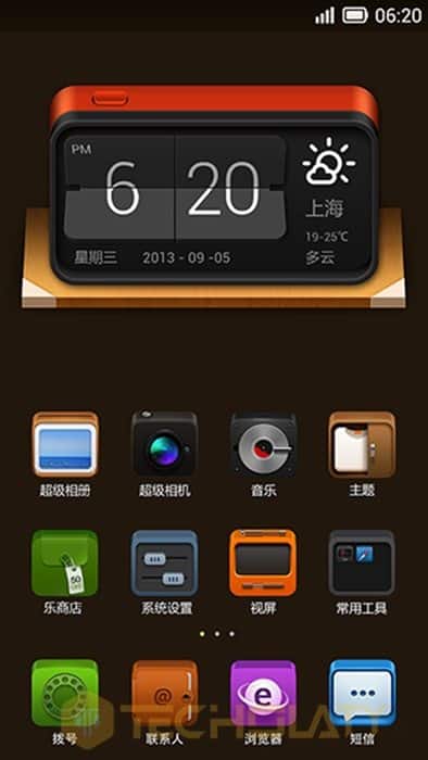 An image of a Lenovo Vibe UI Theme For The Lenovo A7000.