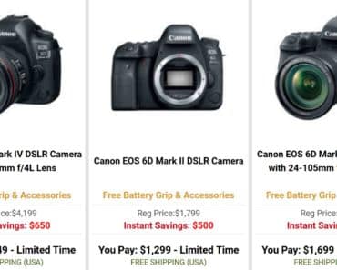 Canon Black Friday Camera Deals