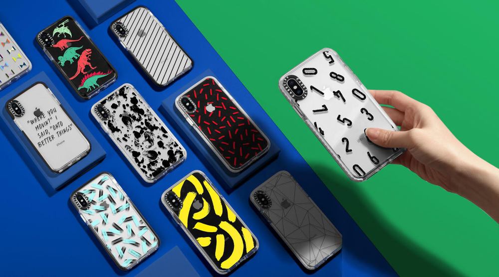 CASETiFY offers an amazinly beautiful collection of cases for the iPhone XS as seen in this image.