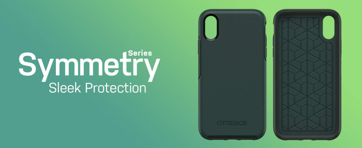 OtterBox's Symmetry series iPhone XS cases as seen in this image.