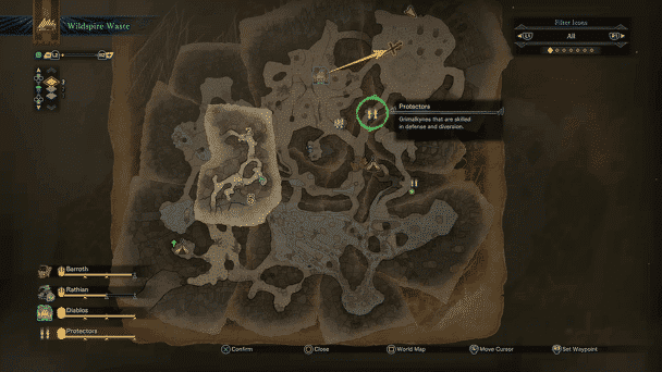 Monster Hunter World Wildspire Waste Grimalkyn Location