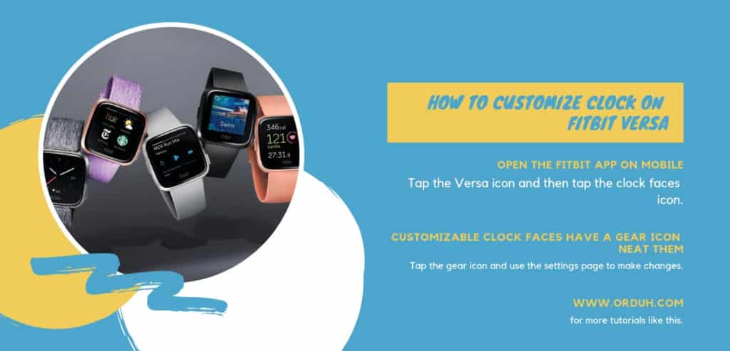 How to Customize Clock On Fitbit Versa