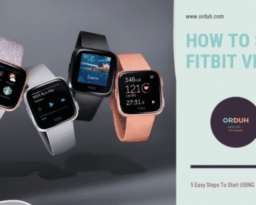 easy ways to set up fitbit versa