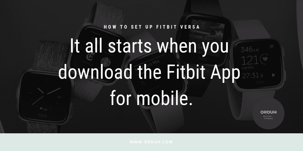 How To Set Up Fitbit Versa