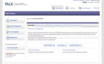 Talx Employee Portal