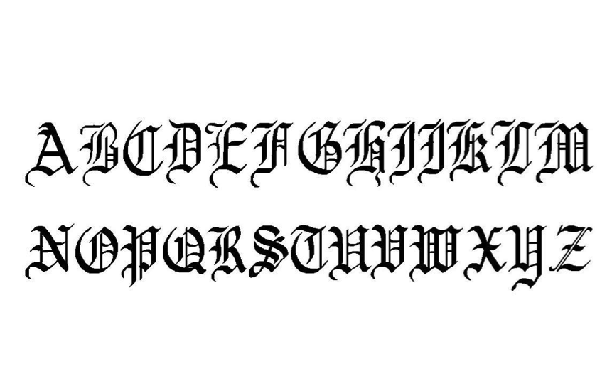 Gothic script