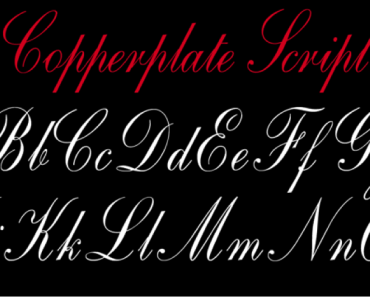 Copperplate script